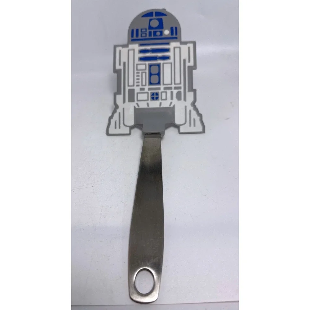 Star Wars R2-D2 Spatula Kitchen Turner Gray Blue Silicone Stainless Steel 2011